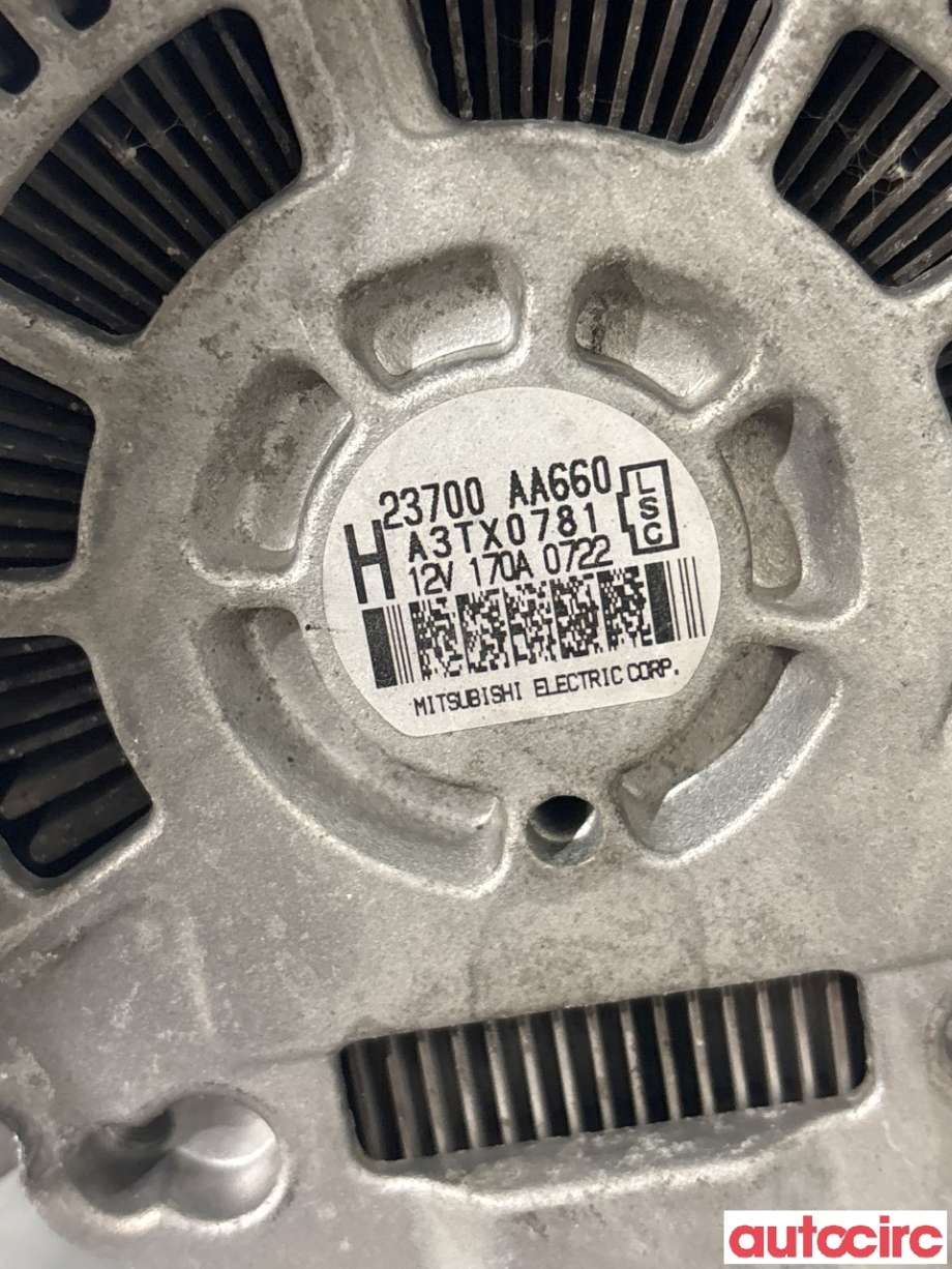Dynamo til Subaru Outback 2009-2014 (Type IV) (SUBARU|23700AA660|A3TX0781)