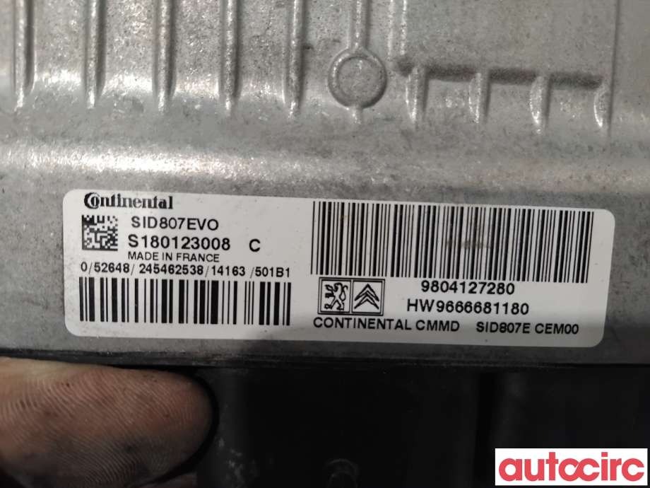 Styreenhet motor til Citroën C4 2011-2017 (Type II)  (CITROEN|1677642280|S180123008|9666681180)