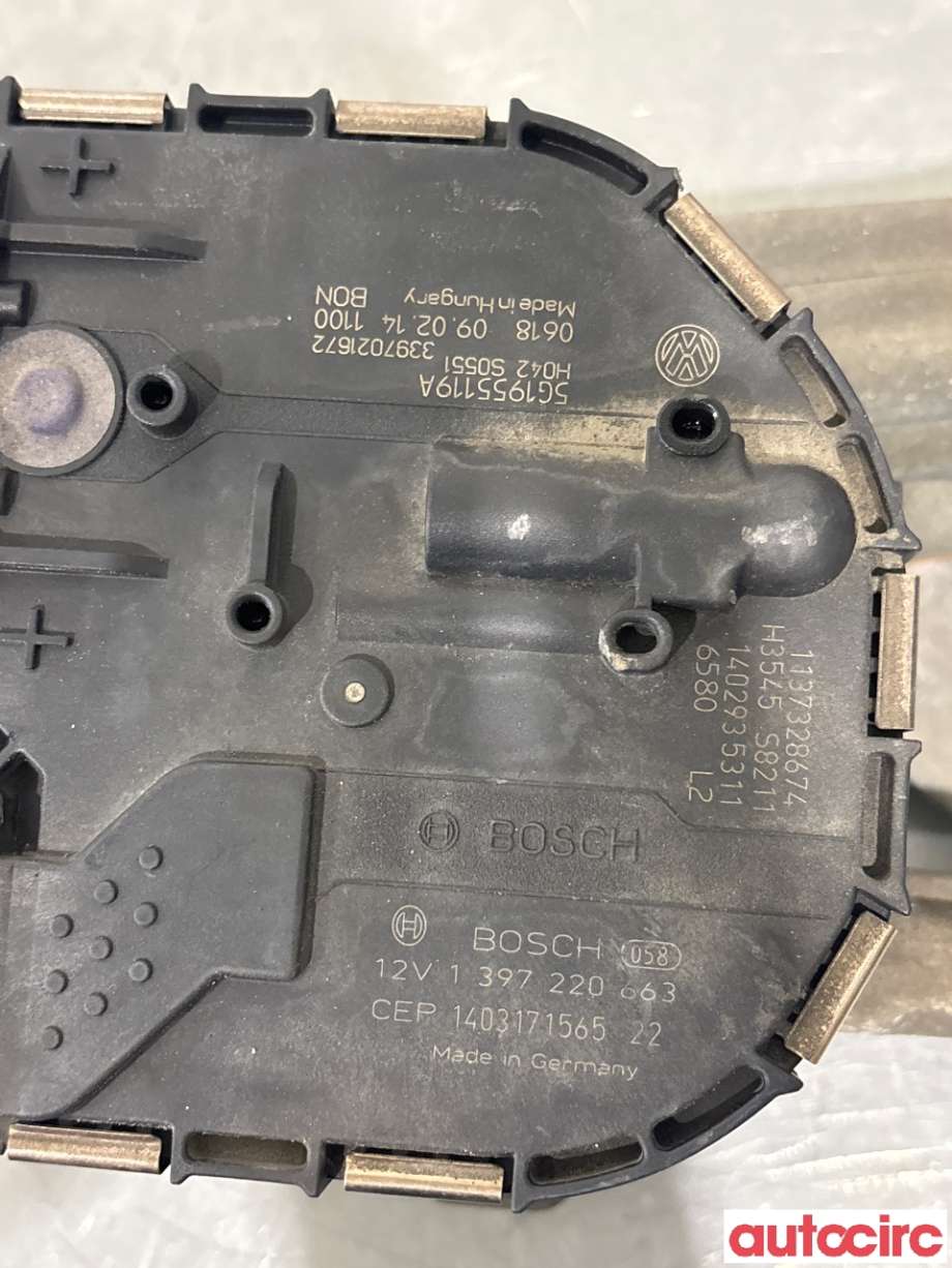 Viskermotor frontrute til VW Golf VII 2012-2017 (Fase 1) (VOLKSWAGEN|5G1955023D|1397220663|5G1955023C)
