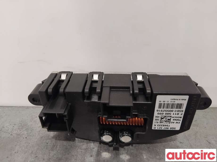 Varmeapparat motstand til Audi A3 2012-2016 (Type III, Fase 1)  (AUDI|5Q0907521A|F011500099|5Q0907521E)