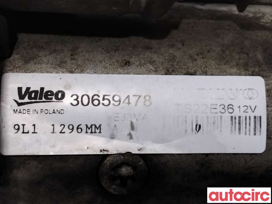 Starter diesel til Volvo V70 2007-2013 (Type III, Fase 1) (VOLVO|36051780|TS22E36|30659478)