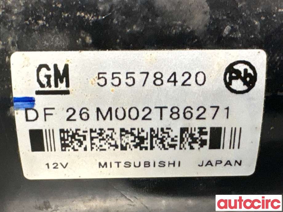 Starter diesel til Opel Mokka 2012-2016 (Type I, Fase 1)  (OPEL|55578420|M002T86271)