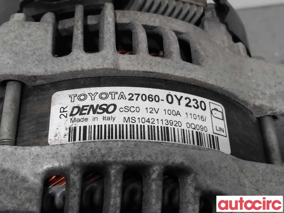 Dynamo til Toyota Auris 2015-2019 (Type II, Fase 2)  (TOYOTA|270600Y230|MS1042113920|27060-0Y230)