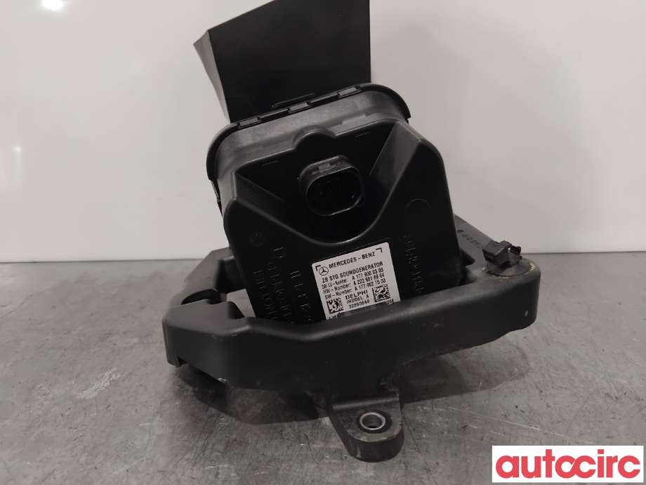 Høyttaler motorlyd, AVAS (Acoustic Vehicle Alerting System) til Mercedes A-Klasse 2018-->> (W177) (W177) (MERCEDES|A1779000303|32890844|A2239016902)