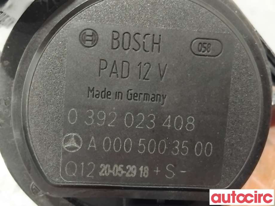 Sirkulasjonspumpe til Mercedes A-Klasse 2018-->> (W177) (W177) (MERCEDES|A0005003500|0392023408)
