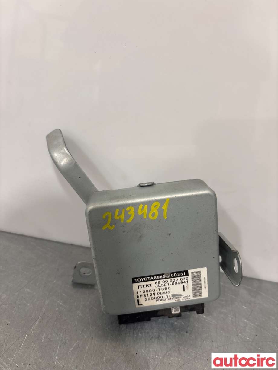 Styreenhet servo til Toyota Yaris, 2012-2014 (Type III, Fase 1)  (TOYOTA|896500D0331)