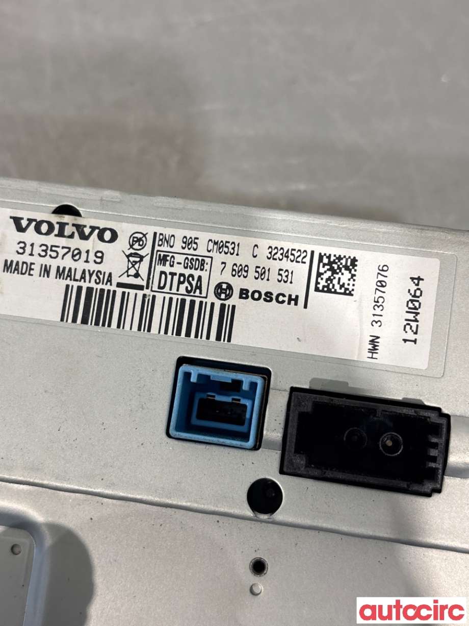Multimedia display (MCU - Media Controller Unit) til Volvo XC70 2008-2013 (Type II, Fase 1)  (VOLVO|36001984||31357019)