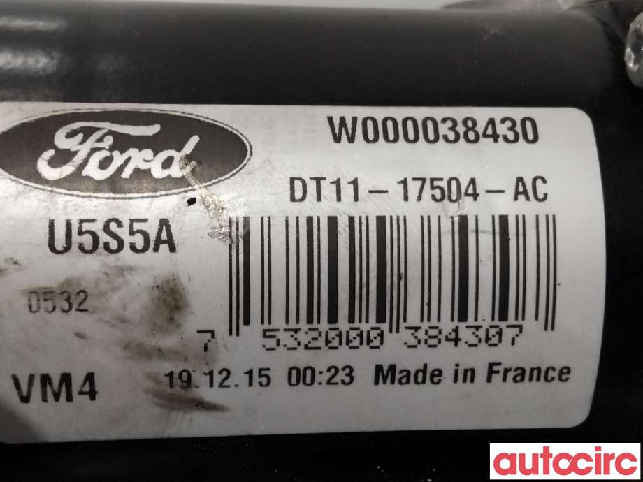 Viskermotor frontrute til Ford Transit Connect 2013-2018 Type II, Fase 1  (FORD|2080409|W000038430|DT11-17504-AD)