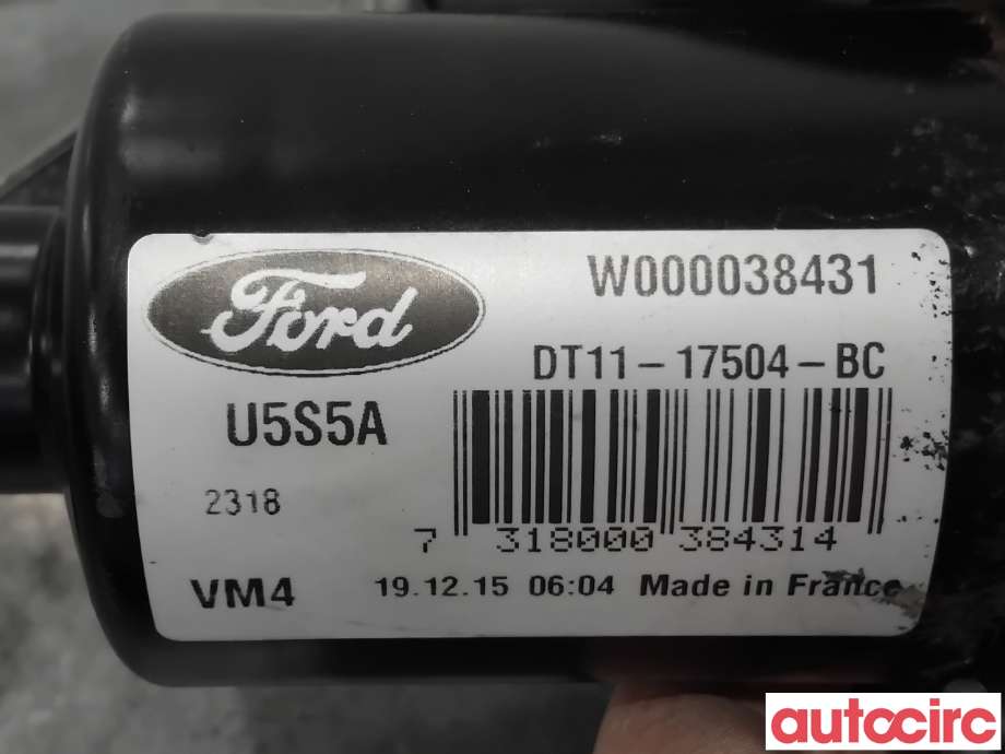 Viskermotor frontrute til Ford Transit Connect 2013-2018 Type II, Fase 1 (FORD|2080411|W000038431|DT11-17504-BC)