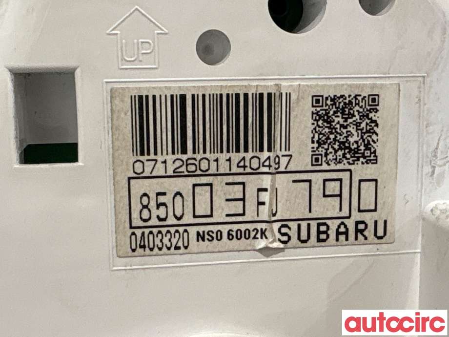Instrumentpanel til Subaru XV 2012-2017 (Type I) (SUBARU|85003FJ790|)