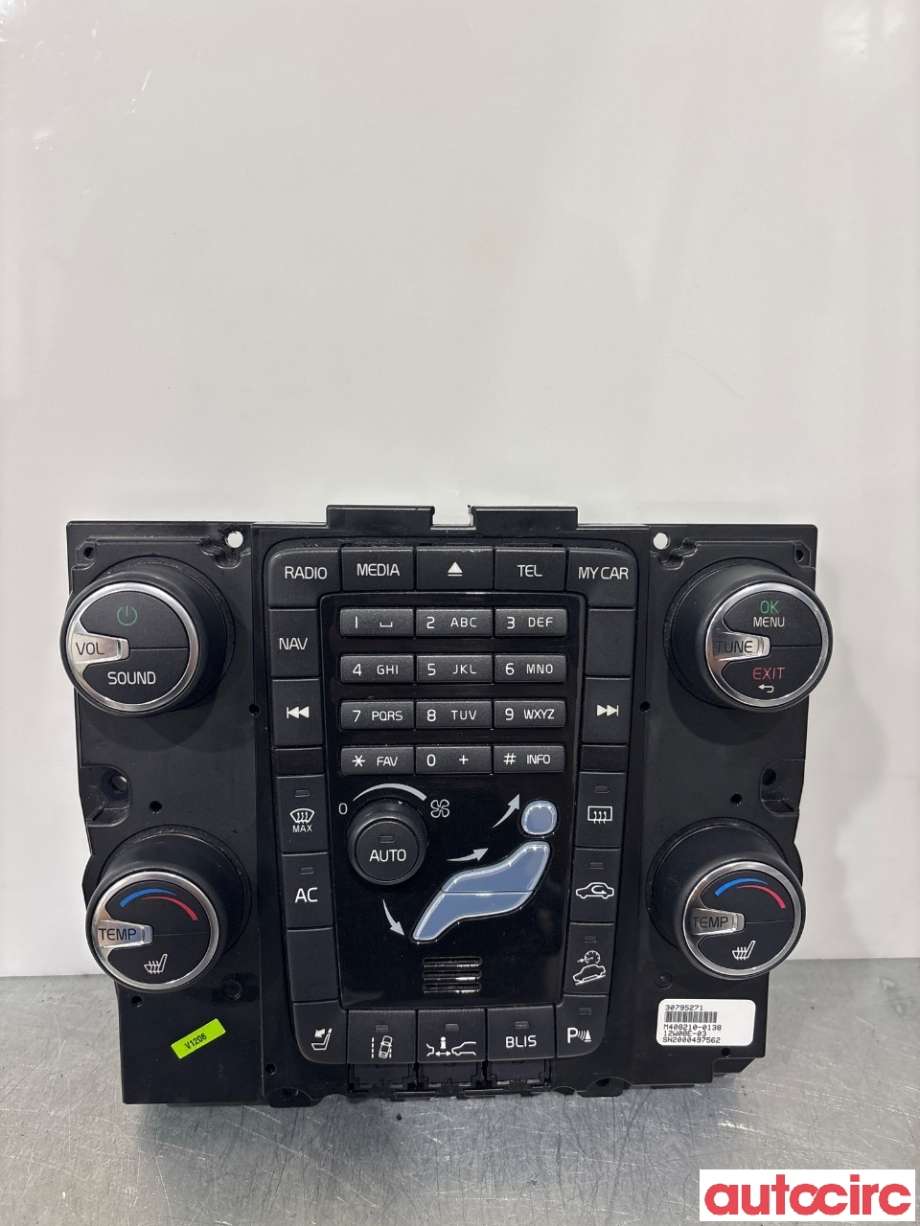 Varmeapparat betjening til Volvo XC70 2008-2013 (Type II, Fase 1) (VOLVO|30795271|)