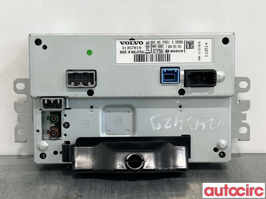 Multimedia display (MCU - Media Controller Unit) til Volvo V70 2007-2013 (Type III, Fase 1)  (VOLVO|36001984||31357019)