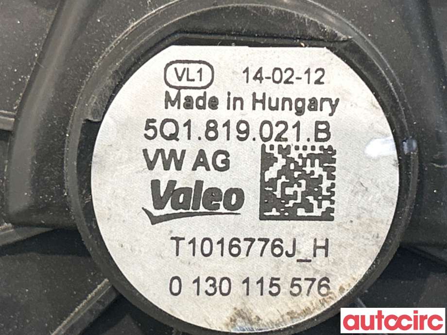 Varmeapparat motor til VW Golf VII 2012-2017 (Fase 1) (VOLKSWAGEN|5Q1819021H||5Q1819021B)