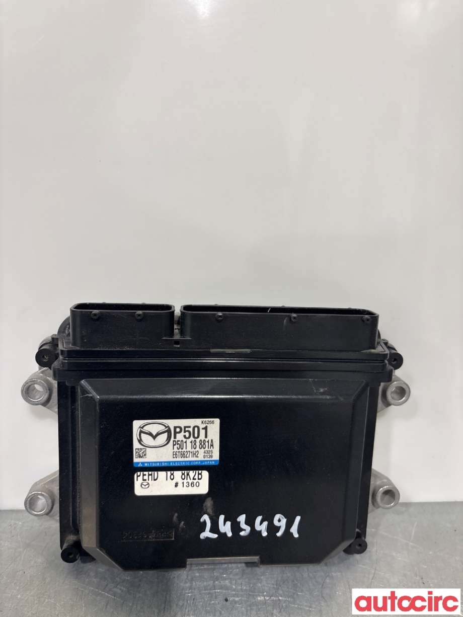 Styreenhet motor til Mazda 3 2013-2016 (Type III, Fase 1) (MAZDA|P501-18-881A|E6T66271H2|P50118881A)