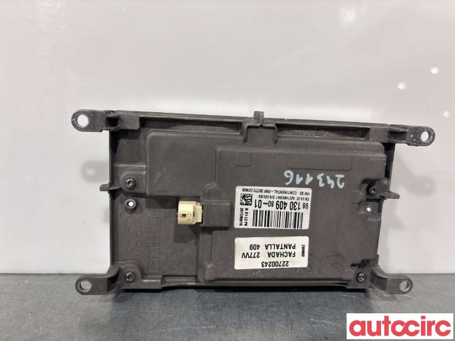 Instrument kjørecomputer til Citroën C4, Picasso 2013-2018 (Type II) (CITROEN|9813040980|)