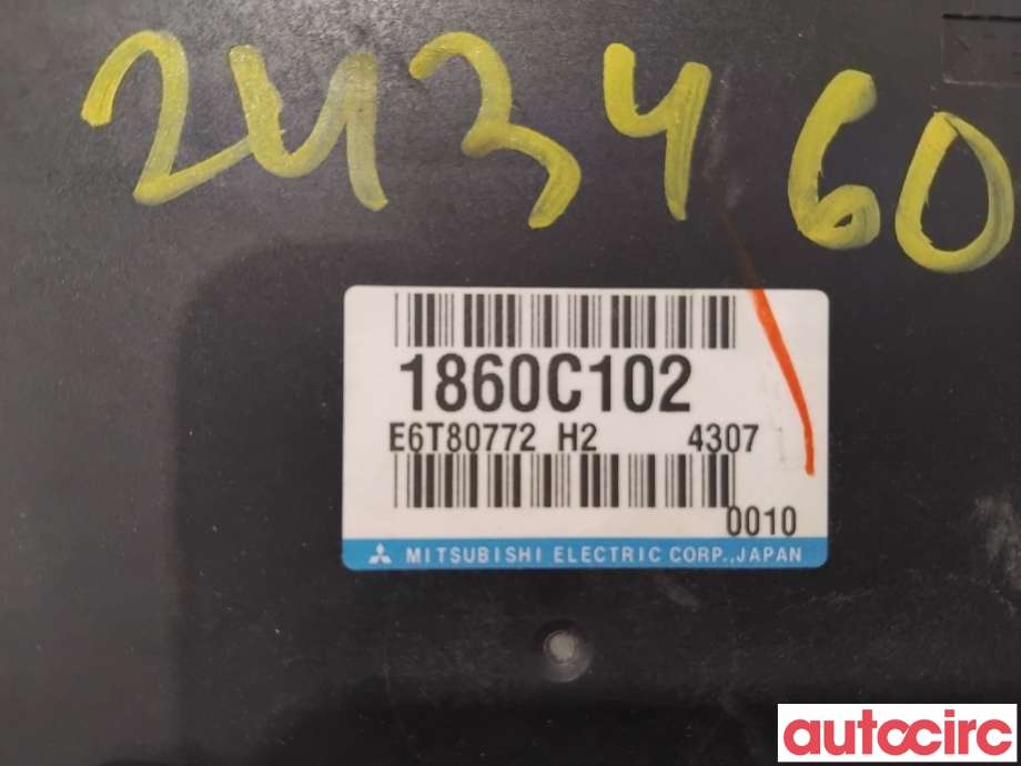 Styreenhet motor til Mitsubishi Outlander 2012-2015 (Type III, Fase 1)  (MITSUBISHI|1860C102|E6T80772)
