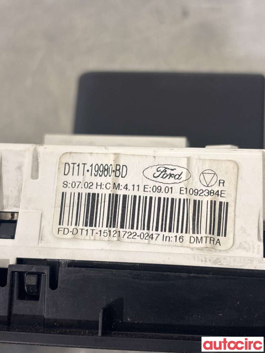 Varmeapparat betjening til Ford Transit Connect 2013-2018 Type II, Fase 1  (FORD|NO NUMBER||DT1T-19980-BD)
