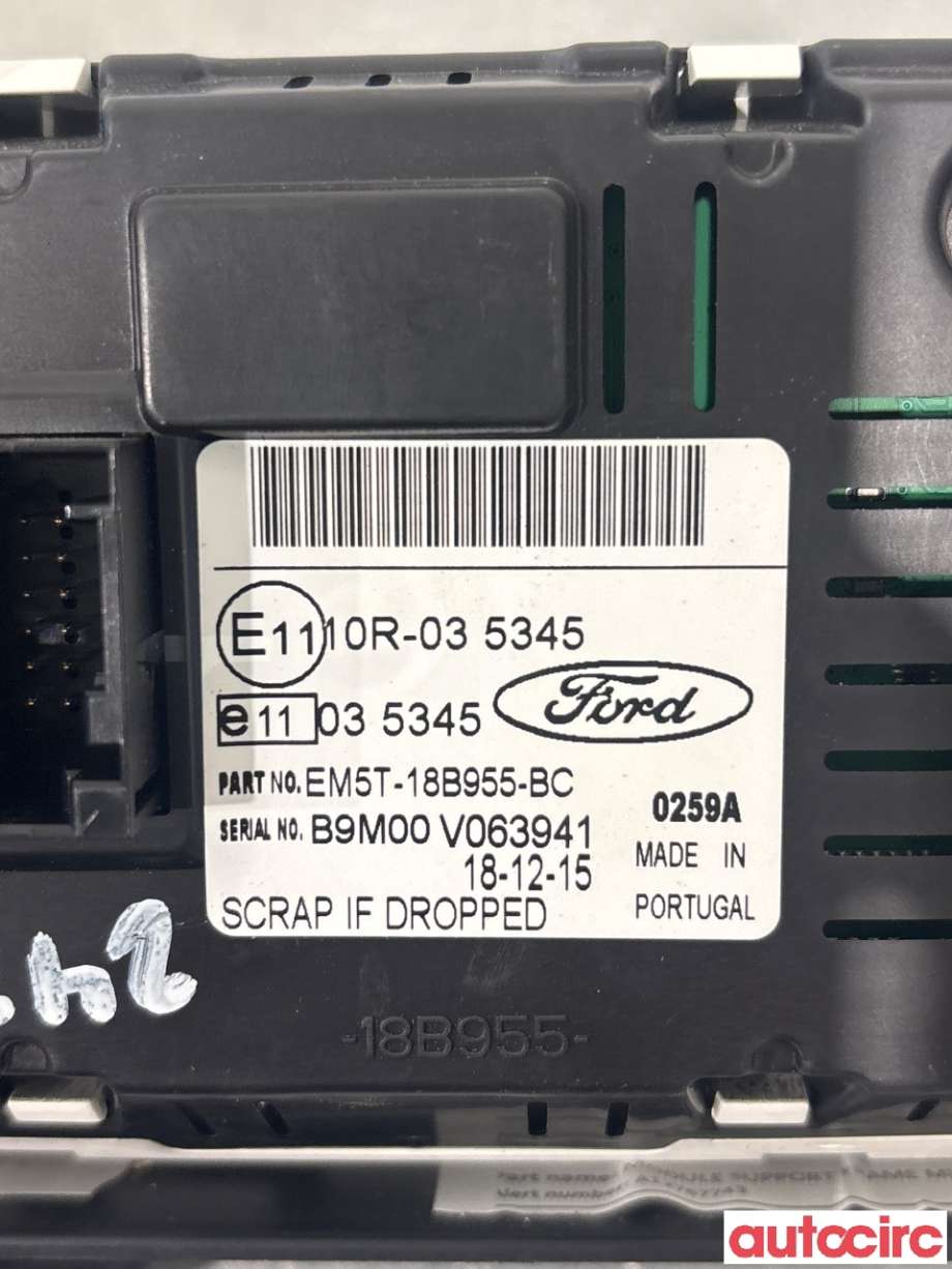 Instrument diverse til Ford Transit Connect 2013-2018 Type II, Fase 1  (FORD|NO NUMBER|10R035345|EM5T-18B955-BC)