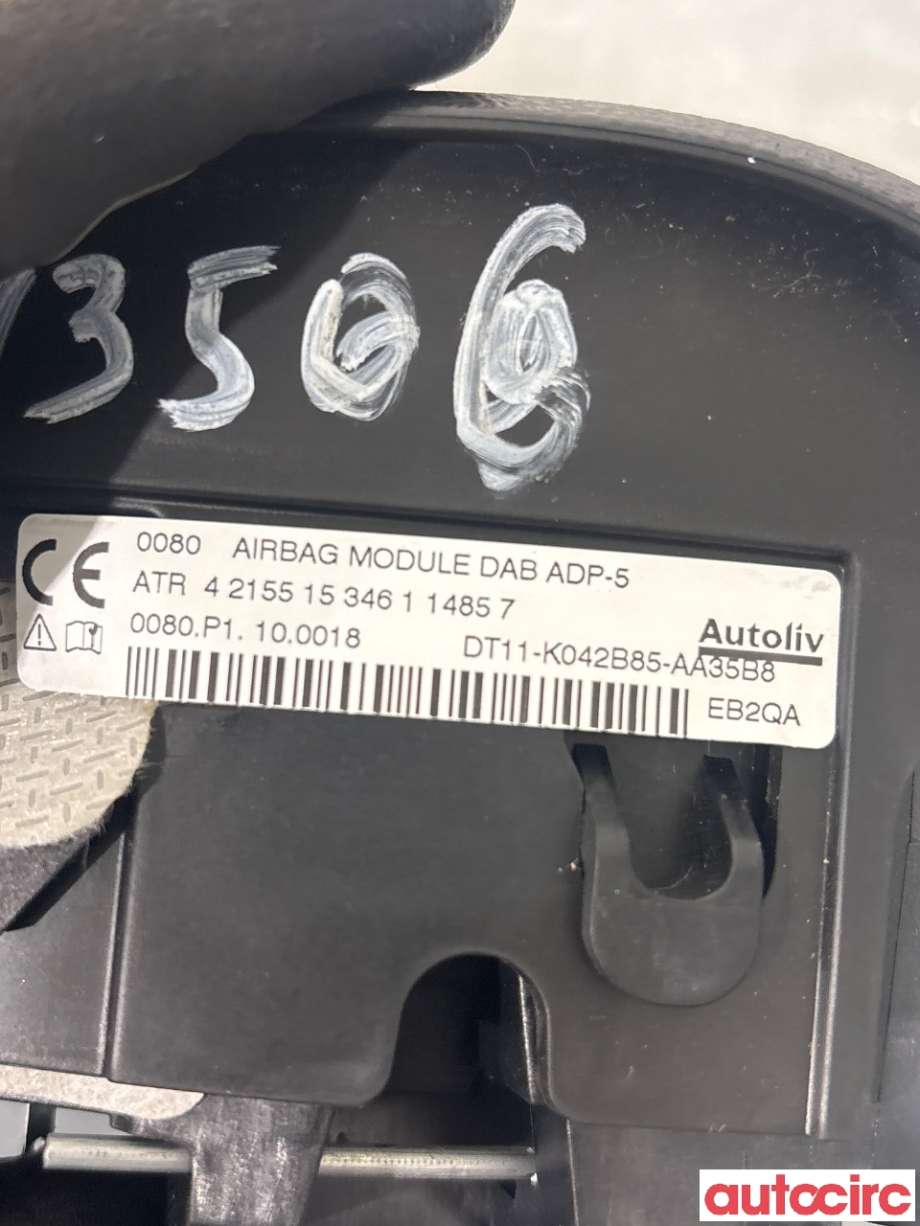 Airbag rattpute til Ford Transit Connect 2013-2018 Type II, Fase 1  (FORD|1810758||DT11-K042B85-AA35B8)