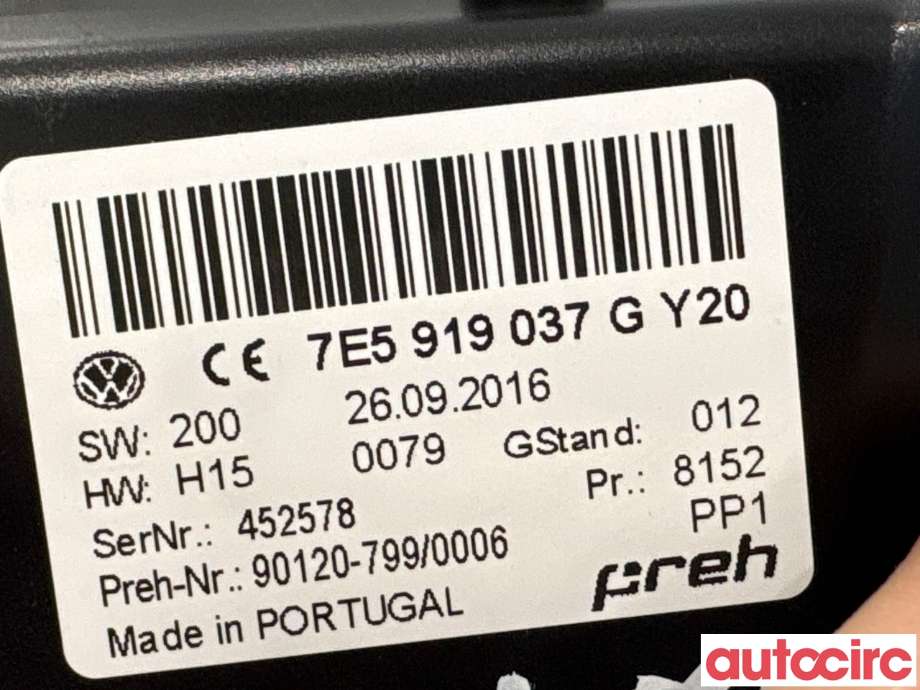 Instrument diverse til VW Amarok 2016-2022 (Type I, Fase 2)  (VOLKSWAGEN|7E5919037J|90120-799|7E5919037G)