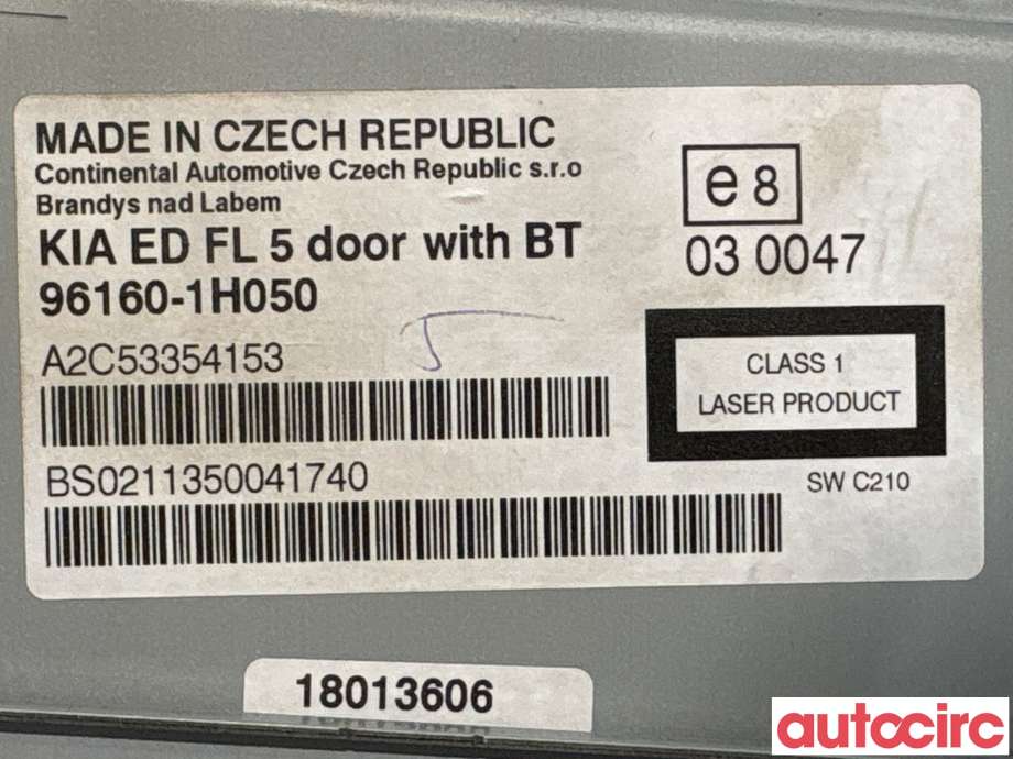 Bilstereo til Kia Cee