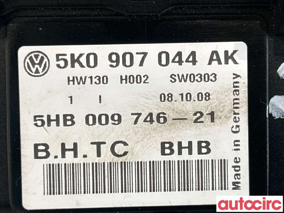 Varmeapparat betjening til VW Golf VI 2008-2012  (VOLKSWAGEN|5K0907044BT||5K0907044AK)