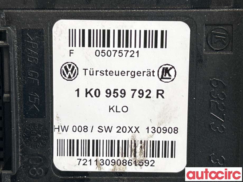 Ruteheis høyre foran til VW Golf VI 2008-2012 (VOLKSWAGEN|5K0959702E||1K0959792R)