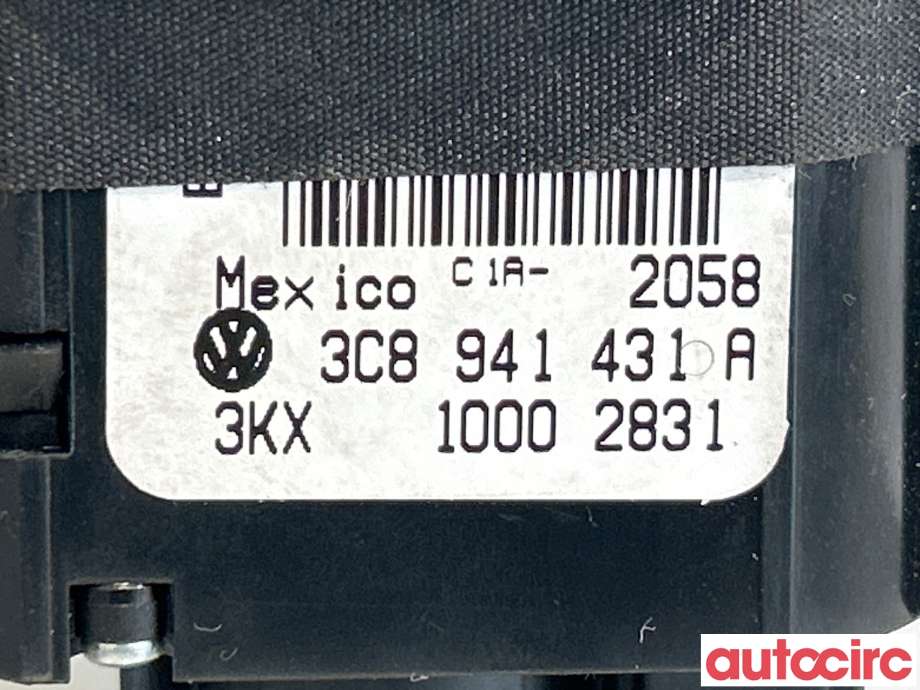 Bryter lys til VW Golf VI 2008-2012  (VOLKSWAGEN|3C8941431A|)