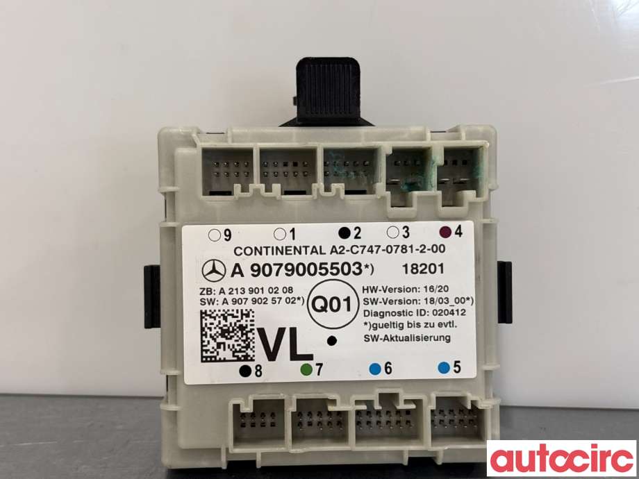 Styreenhet dør venstre foran til Mercedes Sprinter 2018-->> (907/910) (907/910) (MERCEDES|A1679008405|A2-C747-0781-2-00|A1679002108)