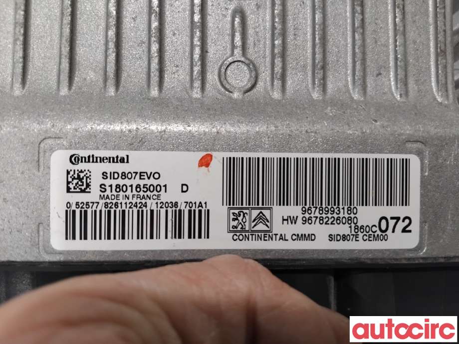 Styreenhet motor til Peugeot 4008 2012-2017 (PEUGEOT|9678993180|S180165001D|9678226080)