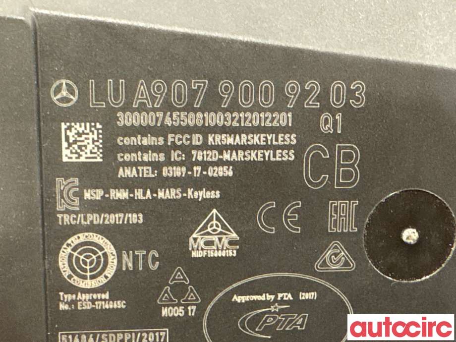 Styreenhet tenning til Mercedes Sprinter 2018-->> (907/910) (907/910) (MERCEDES|A9079009203||A9079000303)