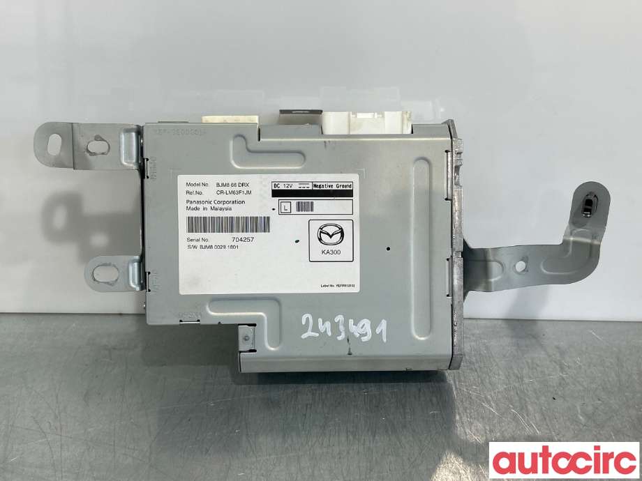 Bilstereo diverse til Mazda 3, 2013-2016 (Type III, Fase 1) (MAZDA|BJM8-66-DRX)