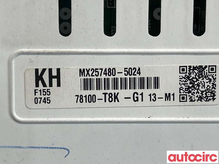 Instrumentpanel til Honda HR-V 2015-2021 (Type II) (HONDA|NONUMBER||78100-T8K-G113)