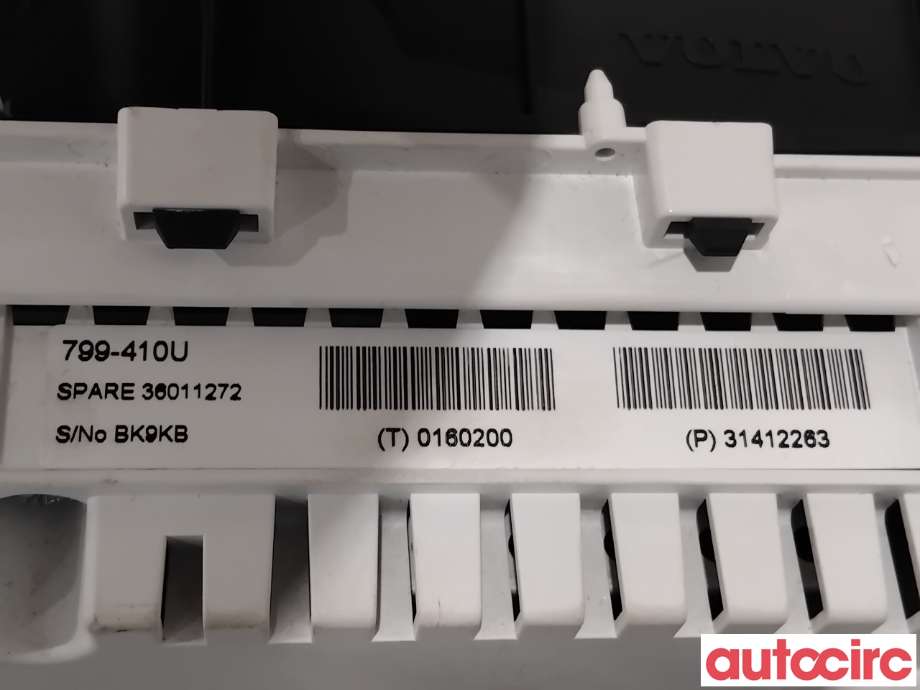 Instrumentpanel til Volvo V60/V60 CC 2013-2018 (Type I, Fase 2) (VOLVO|36001771|799-410U|36011272)