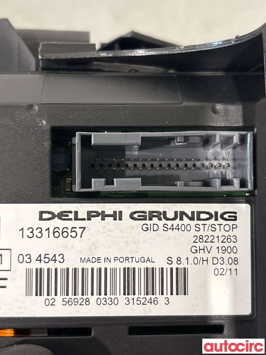 Instrument diverse til Opel Corsa D 2006-2014 (OPEL|13316657|)