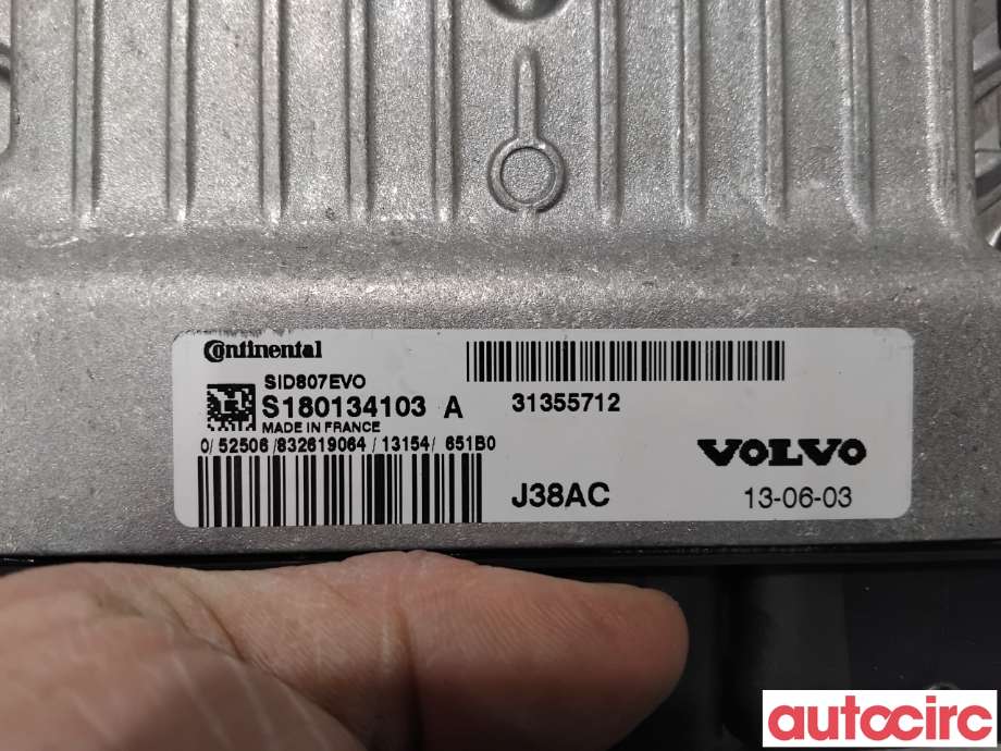 Styreenhet motor til Volvo V60/V60 CC 2013-2018 (Type I, Fase 2) (VOLVO|36000608|S180134103|31355712)