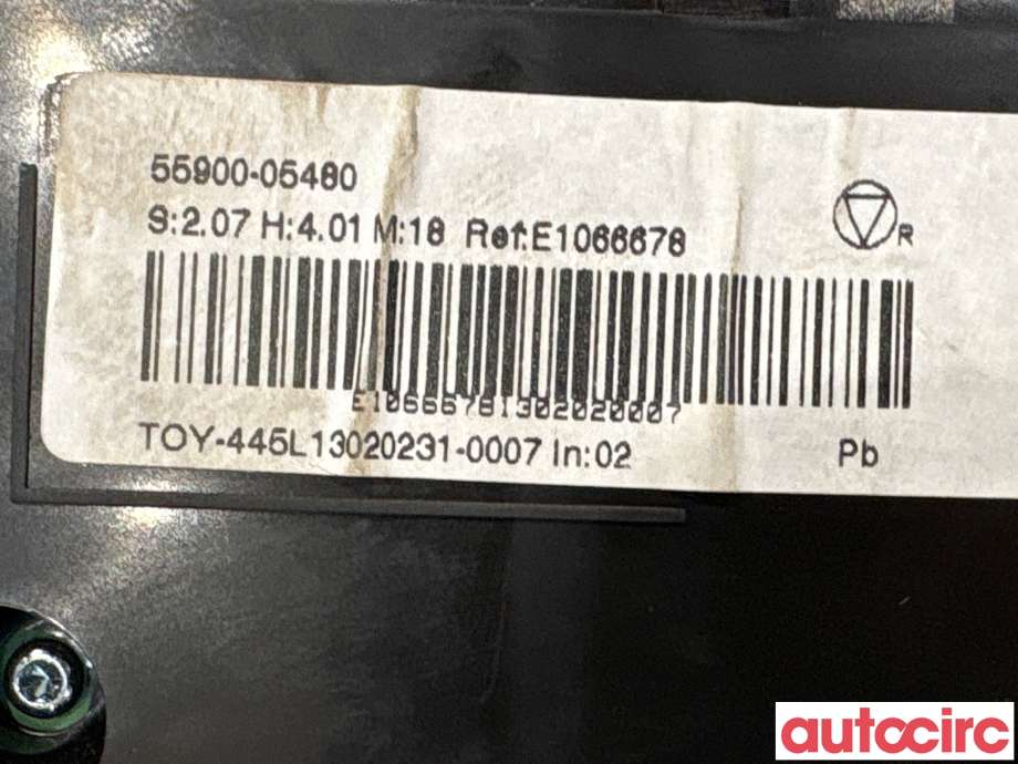 Varmeapparat betjening til Toyota Avensis 2009-2015 (Type III, Fase 1) (TOYOTA|5590005480||55900-05480)