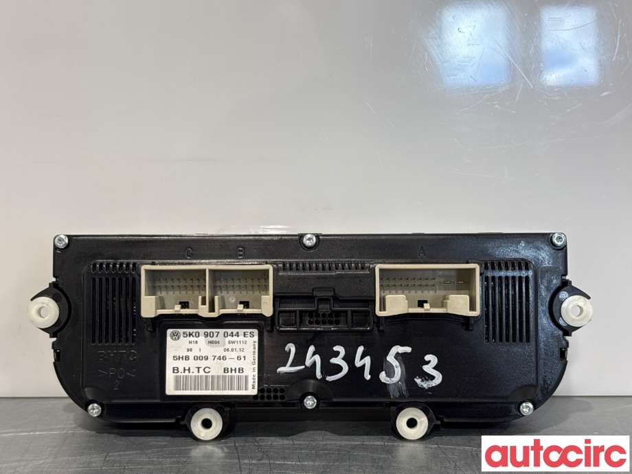 Varmeapparat betjening til VW Golf VI 2008-2012 (VOLKSWAGEN|5K0907044ES|5HB907044ES|5K0907044HB)