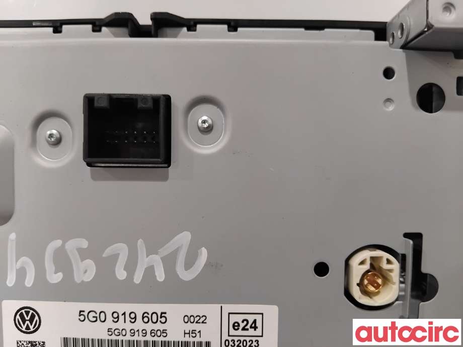 Multimedia display (MCU - Media Controller Unit) til VW Golf VII 2012-2017 (Fase 1)  (VOLKSWAGEN|5G0919605|QFVW102B)