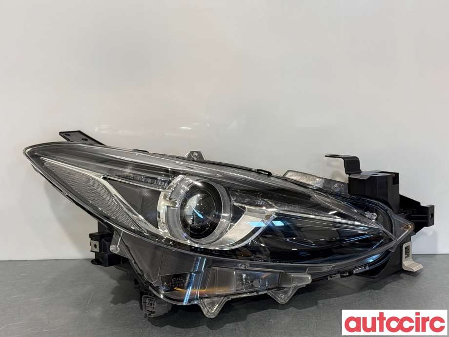 Frontlykt høyre halogen til Mazda 3, 2013-2016 (Type III, Fase 1) (MAZDA|BHR2-51-031B)
