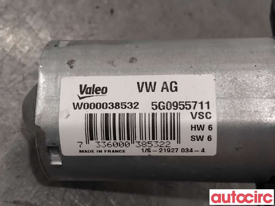 Viskermotor bakrute til VW Golf VII 2012-2017 (Fase 1)  (VOLKSWAGEN|5G0955711A|W000038532|5G0955711D)