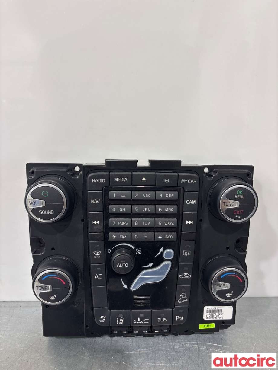 Varmeapparat betjening til Volvo XC60, 2008-2013 (Type I, Fase 1) (VOLVO|30795271)