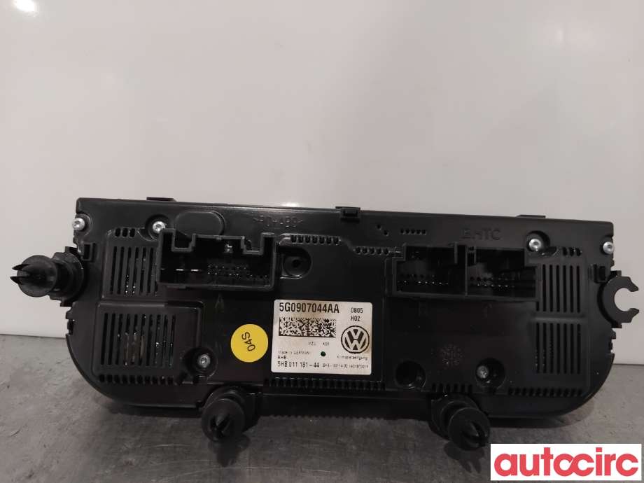 Varmeapparat betjening til VW Golf VII 2012-2017 (Fase 1)  (VOLKSWAGEN|5G0907044BD|5HB011181-44|5G0907044CF)