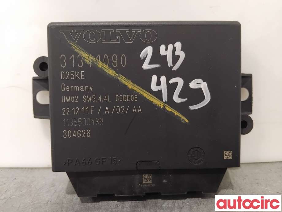 Styreenhet parkering til Volvo V70 2007-2013 (Type III, Fase 1) (VOLVO|31341090|304626)