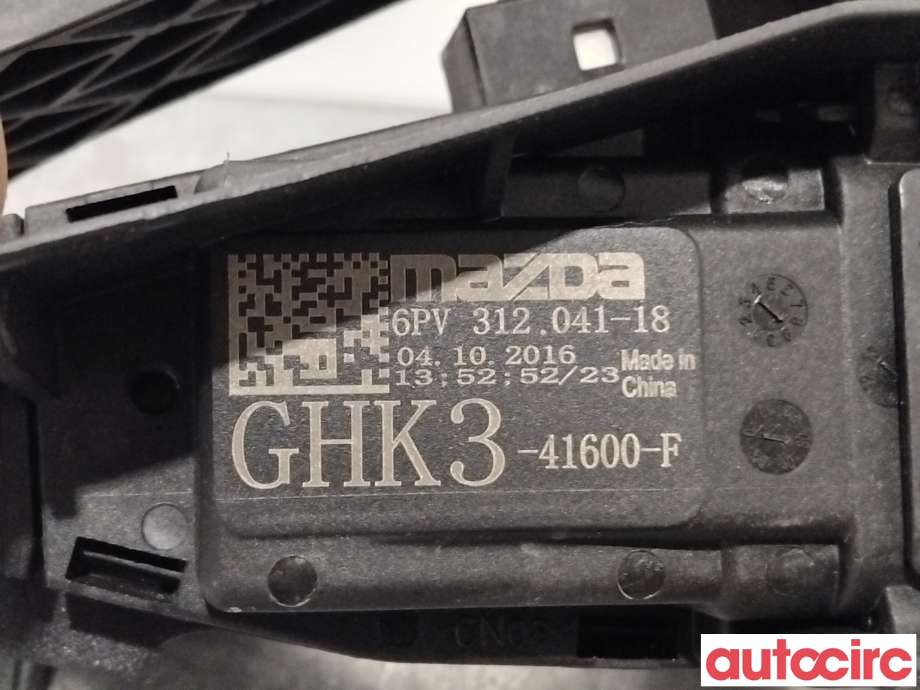 Pedal gass til Mazda 6 2015-2018 (Type III, Fase 2) (MAZDA|GHK3-41-600G|6PV312041-18|GHK3-41600-F)