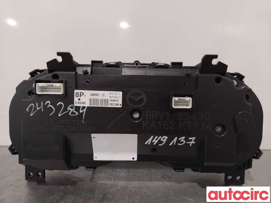 Instrumentpanel til Mazda 6 2015-2018 (Type III, Fase 2) (MAZDA|GRR1-55-430E||GRR1)