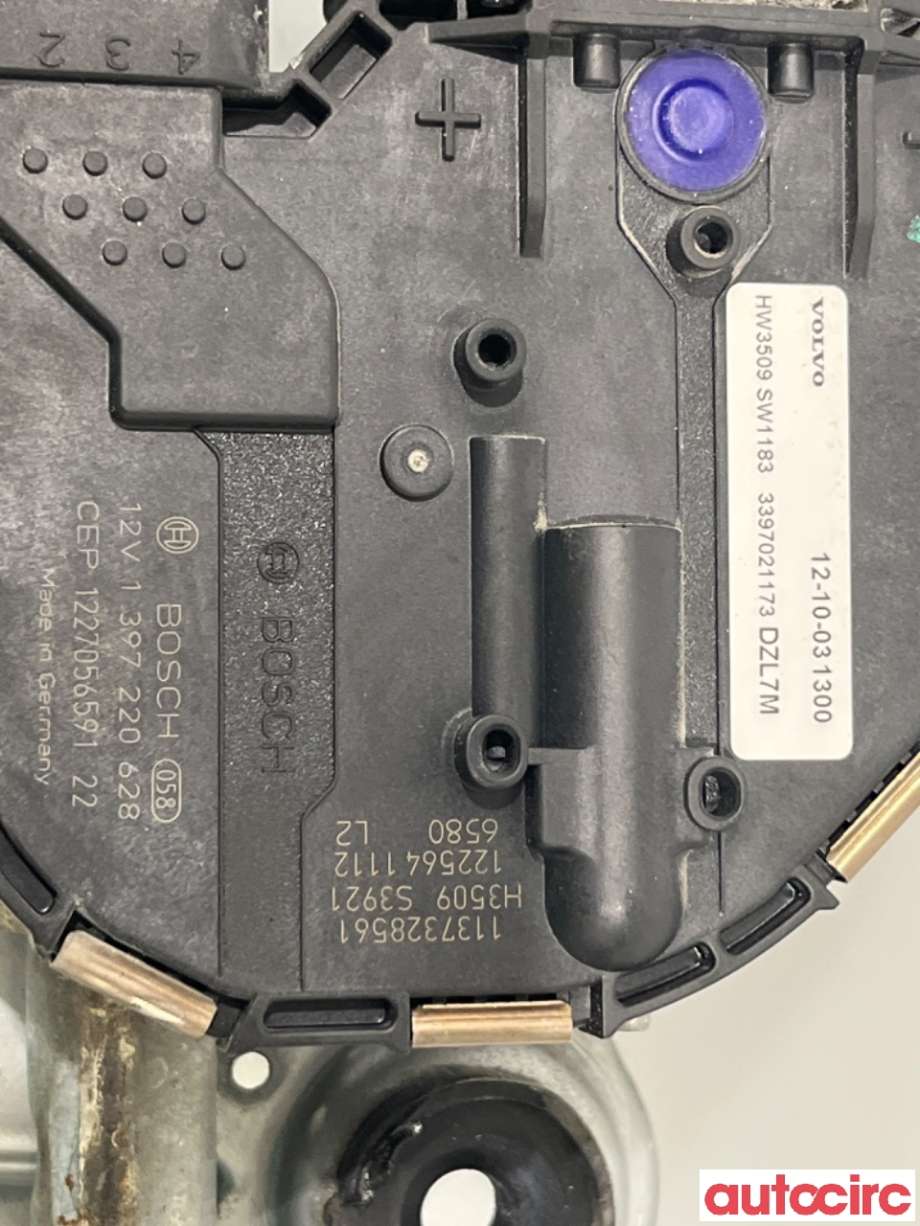 Viskermotor frontrute til Volvo S60 2010-2014 (Type II, Fase 1)  (VOLVO|30753493|1397220628)