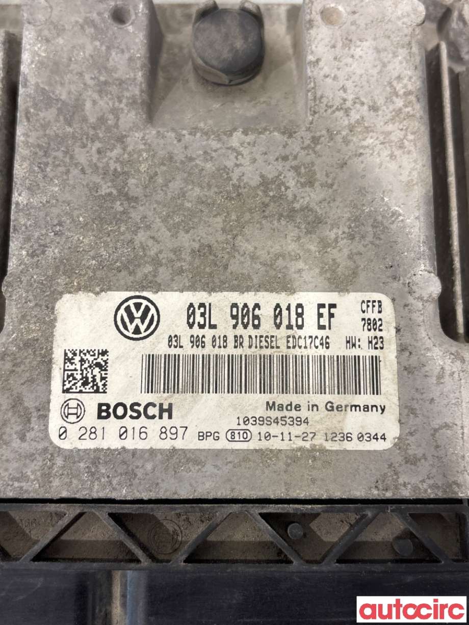 Styreenhet motor til Škoda Superb 2008-2015 (Type II)  (SKODA|03L906018EF|0281016897)