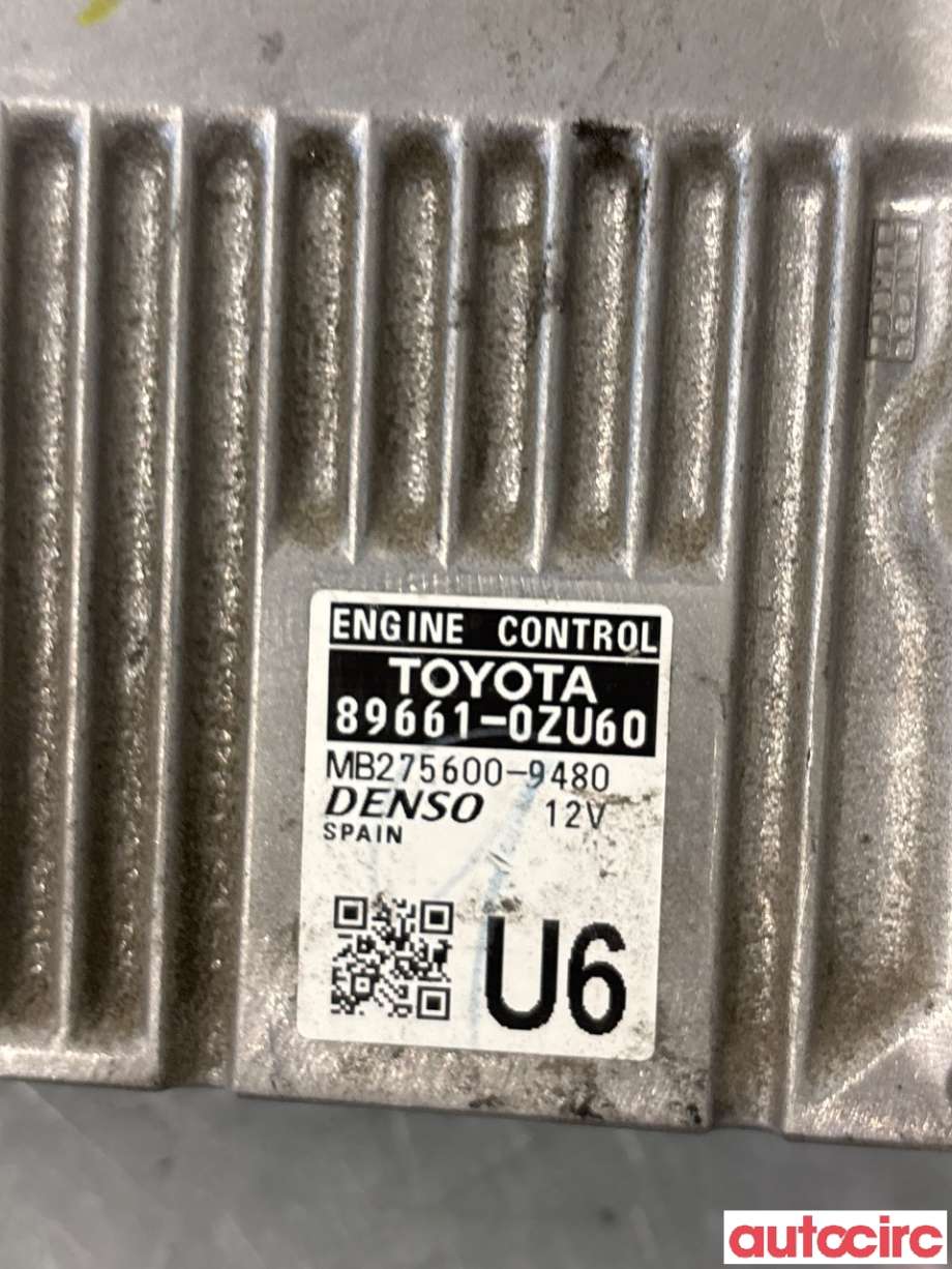 Styreenhet motor til Toyota Auris 2015-2019 (Type II, Fase 2)  (TOYOTA|896610ZU60|275600-9480|89661-0ZU60)