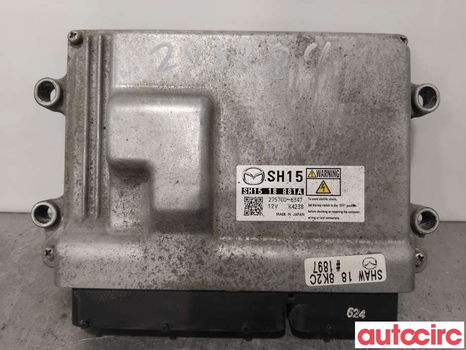 Styreenhet motor til Mazda 6 2015-2018 (Type III, Fase 2) (MAZDA|SH15-18-881A|275700-6347|SH1518881A)